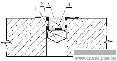 圖2新的接縫防水密封節(jié)點(diǎn)示意圖